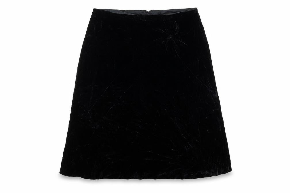 Turnover Womens Black   Swing Skirt Size 10