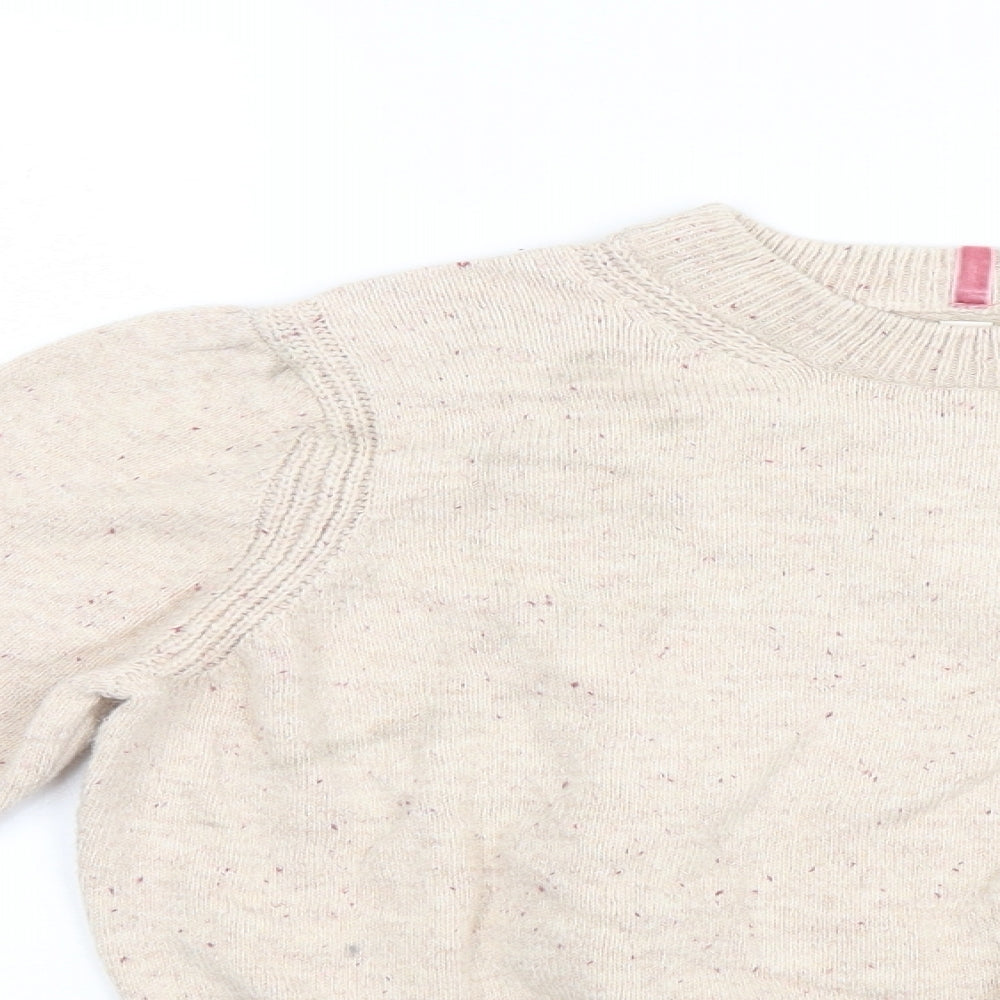 M&S Womens Ivory   Pullover Jumper Size 12