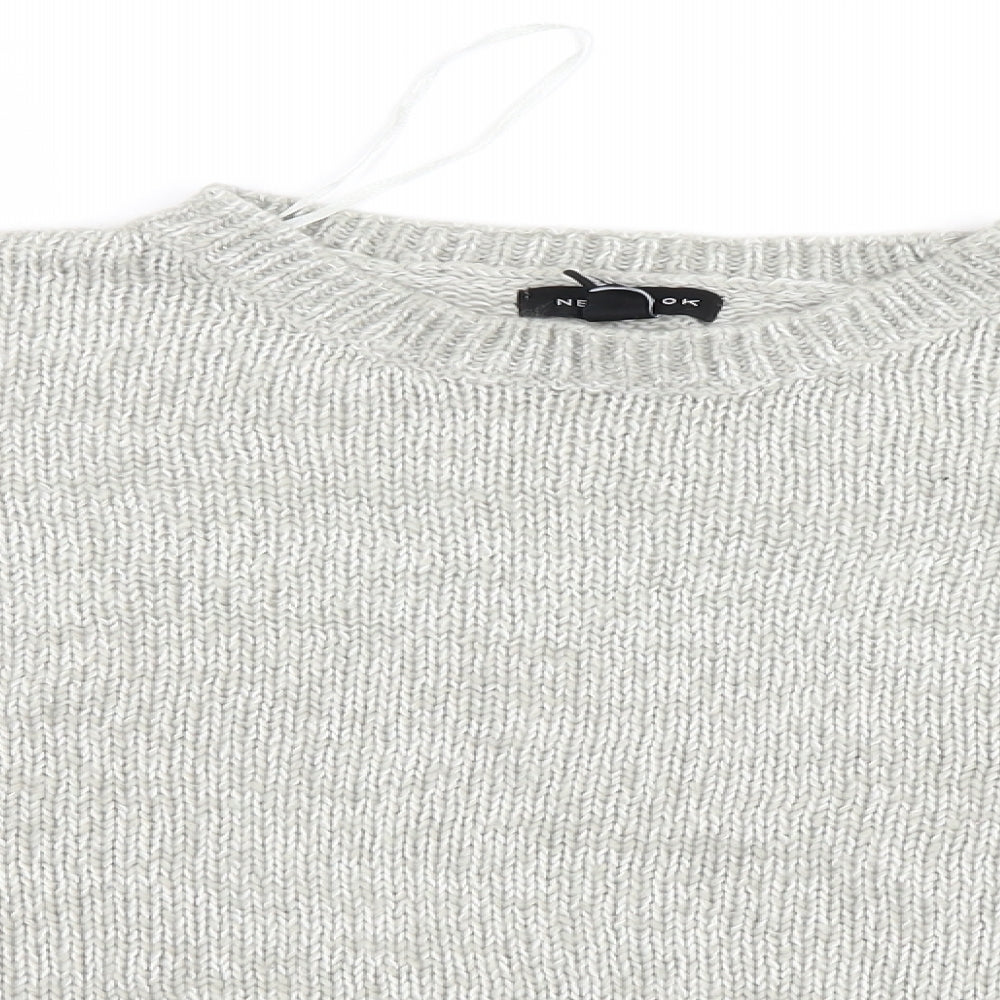 New Look Womens Grey   Pullover Jumper Size M