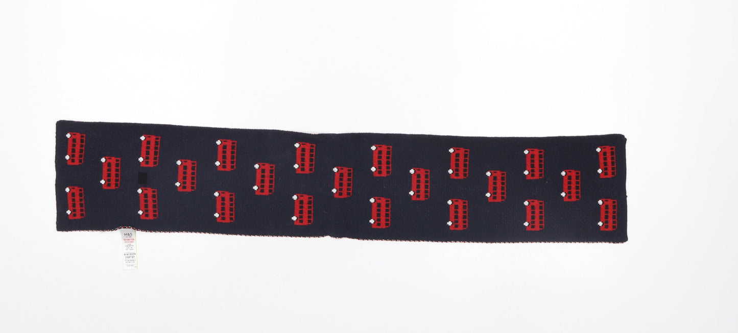 M&S Boys Blue   Scarf  One Size