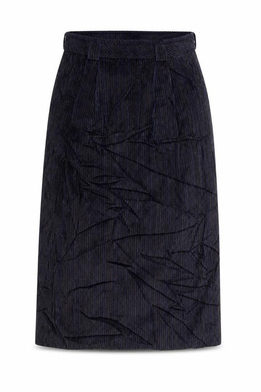 Bogner Womens Blue   A-Line Skirt