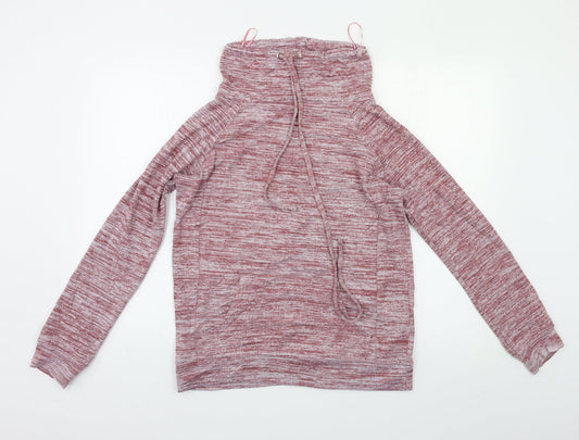 Select Womens Red   Pullover Sweatshirt Size 8