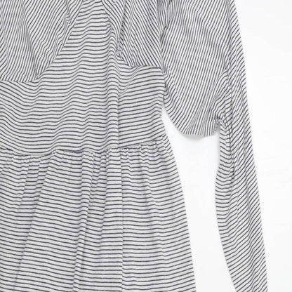 Next Womens Blue Striped  Maxi  Size 8