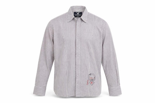 American Eagle Mens Purple Striped   Button-Up Size S