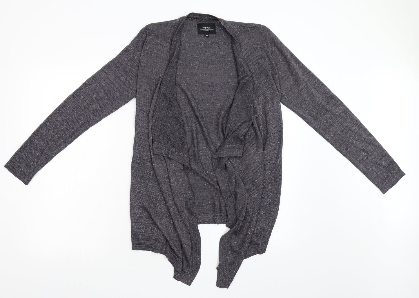 Matalan Womens Grey  Knit Cardigan Jumper Size M