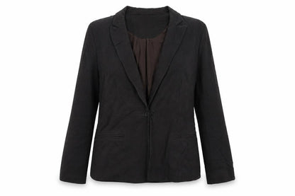 Front view of Principles Petite women’s brown jacket blazer, size UK 12