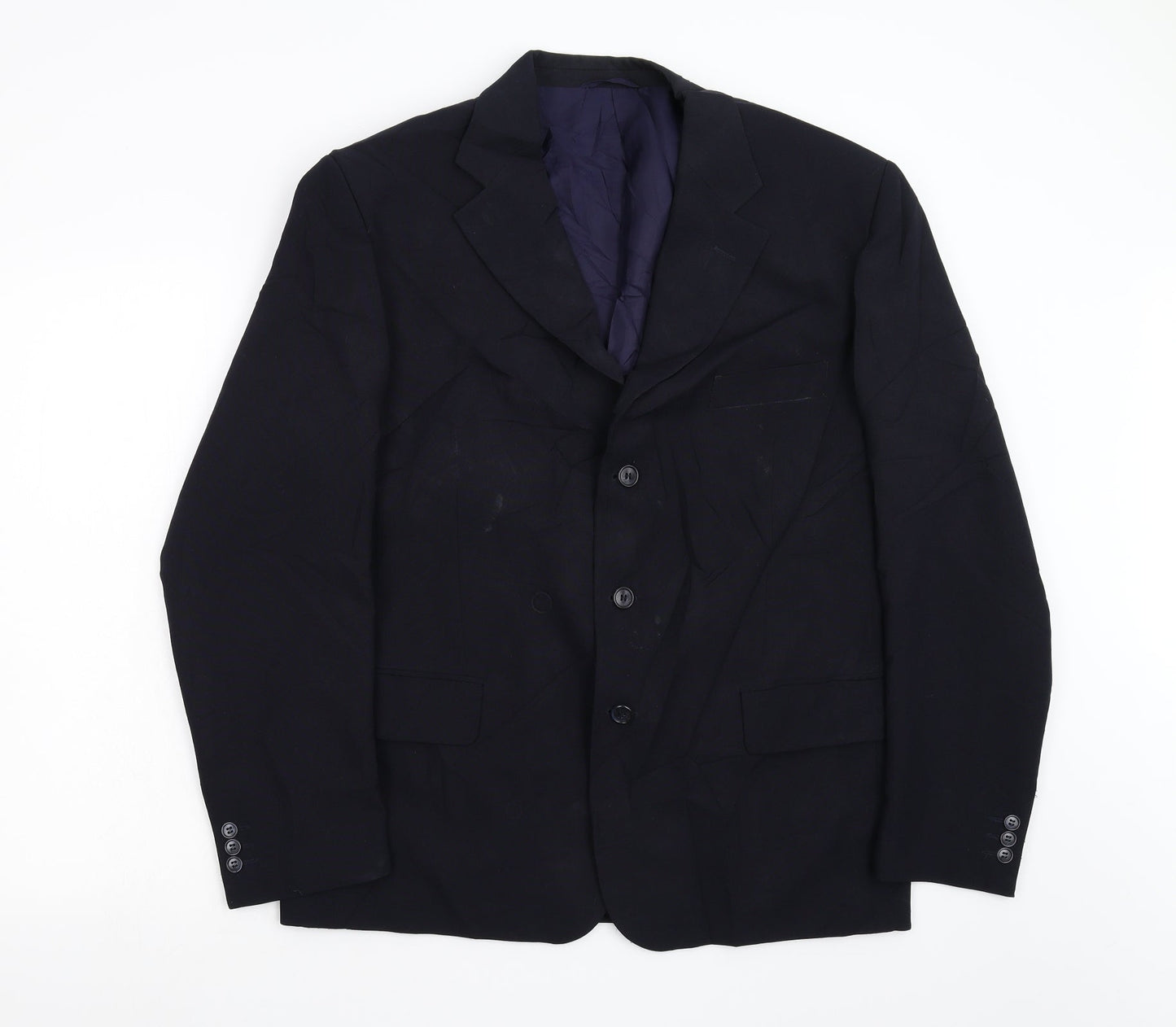 Essentials Mens Blue   Jacket Blazer Size 40