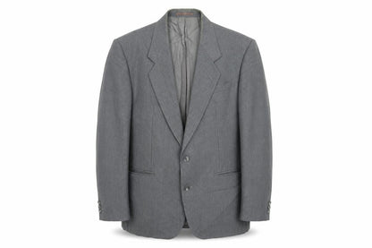 James Barry Mens Grey Striped  Jacket Suit Jacket Size 40