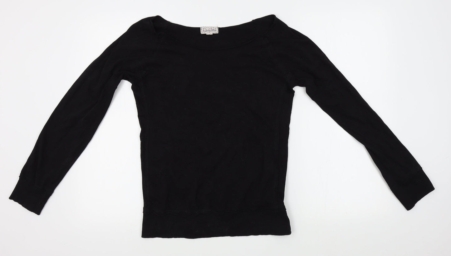 Love me Womens Black   Pullover Jumper Size L