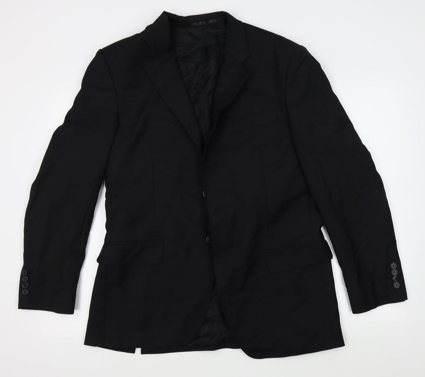 Lanificio Mens Black   Jacket Suit Jacket One Size