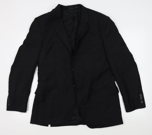 Lanificio Mens Black   Jacket Suit Jacket One Size