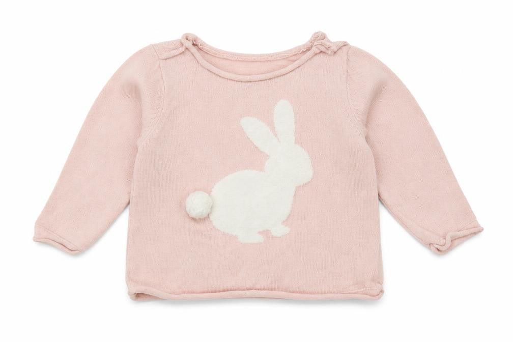 H&M Girls Pink   Pullover Jumper Size 6-9 Months