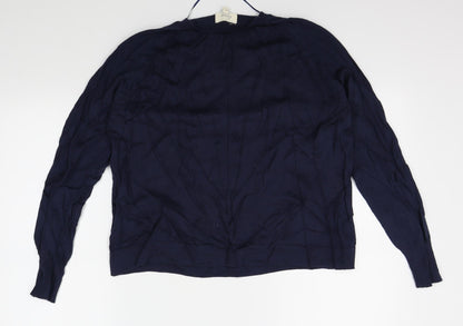 Back view of Linea women’s blue jumper, size S