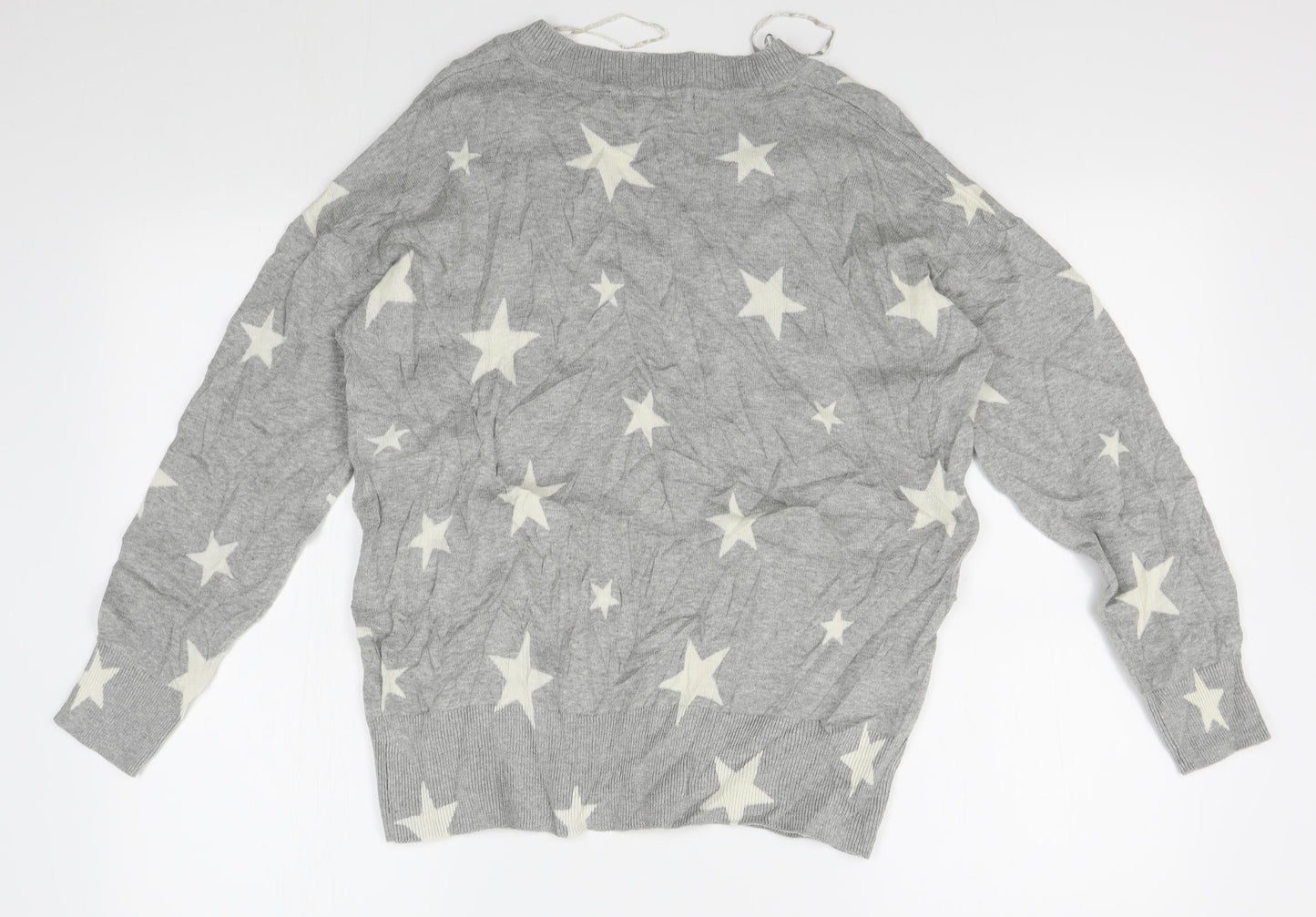 M&S Womens Grey   Pullover Jumper Size M