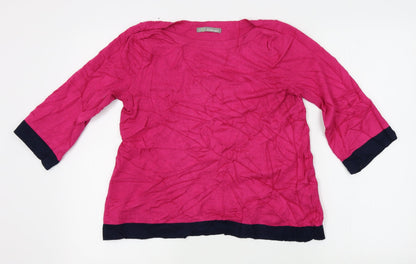 Marks & Spencer Womens Pink   Pullover Jumper Size 12