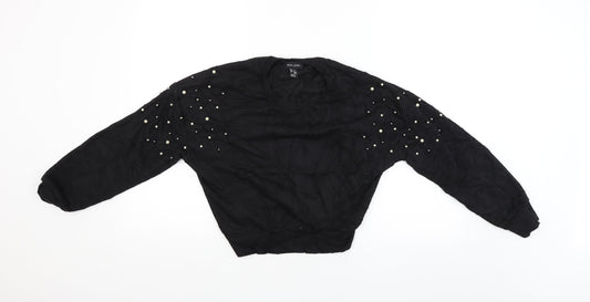New Look Womens Black   Pullover Jumper Size 8