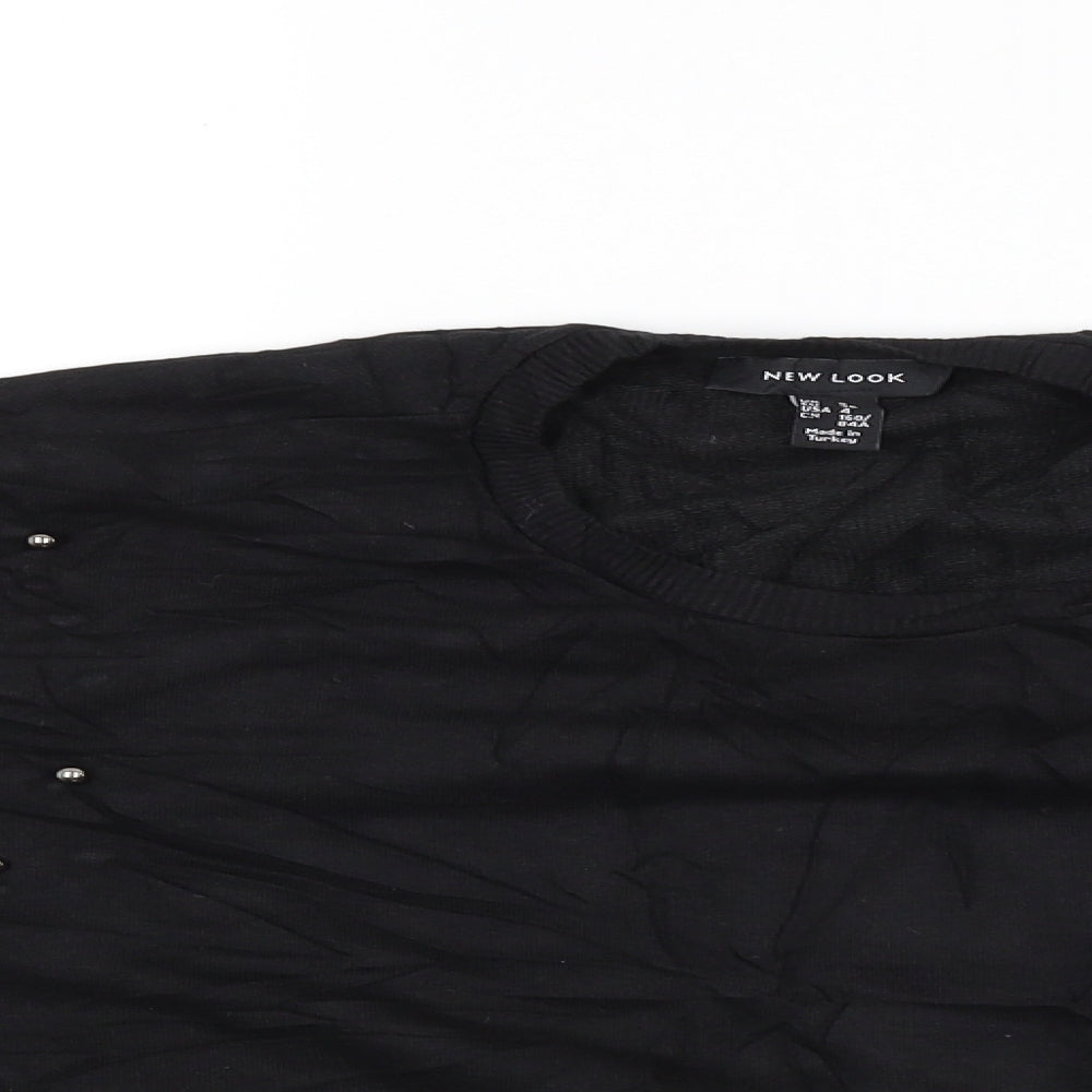 New Look Womens Black   Pullover Jumper Size 8