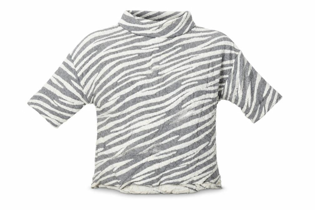 French Connection Womens Grey Striped  Pullover Jumper Size XS