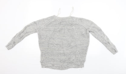 Dorothy Perkins Womens Grey   Pullover Jumper Size 12