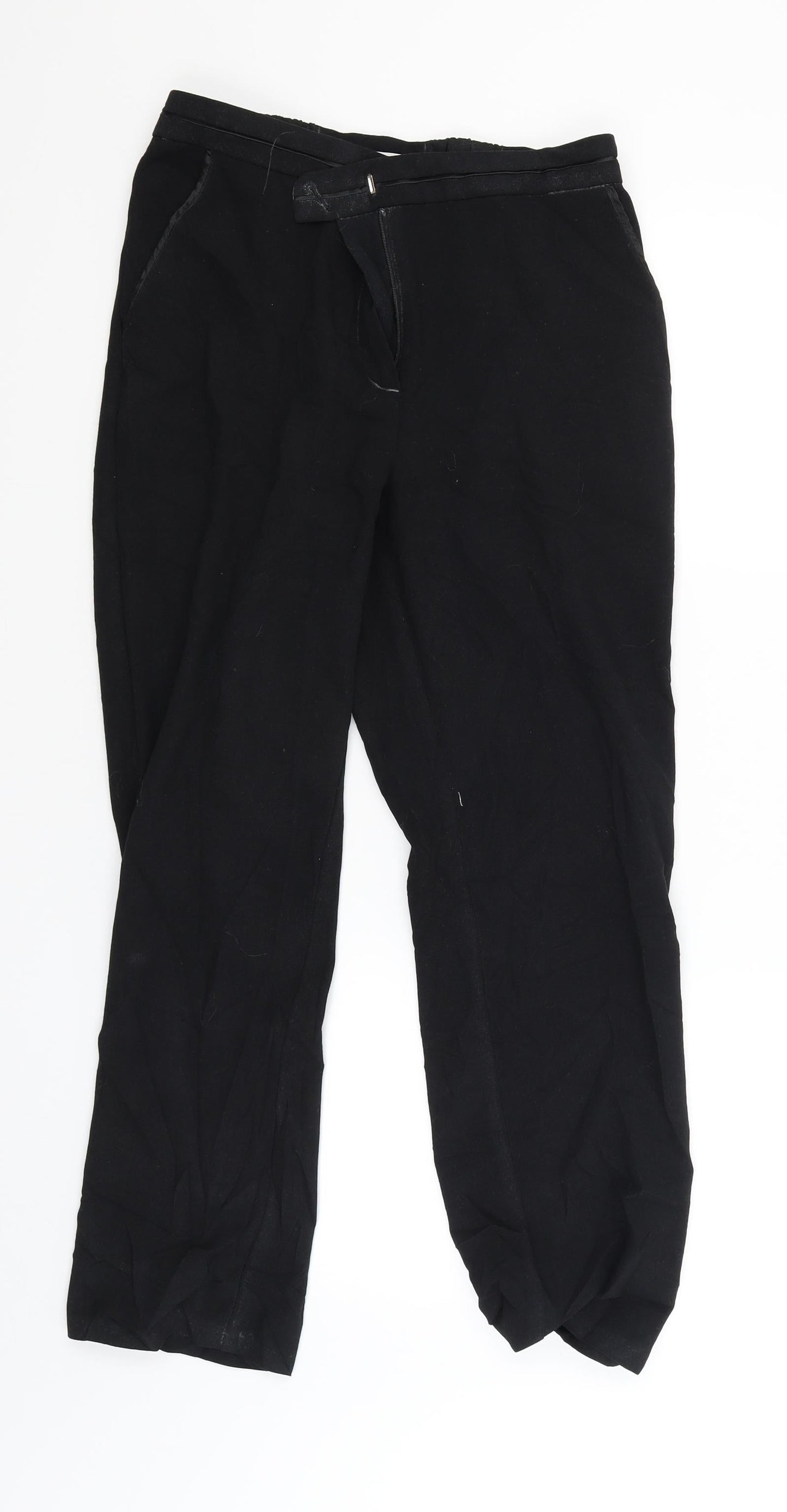 Classics Womens Black   Trousers  Size 10 L26 in