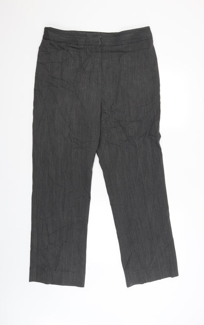 Country Casuals Womens Grey Trousers Size 14 L29 in