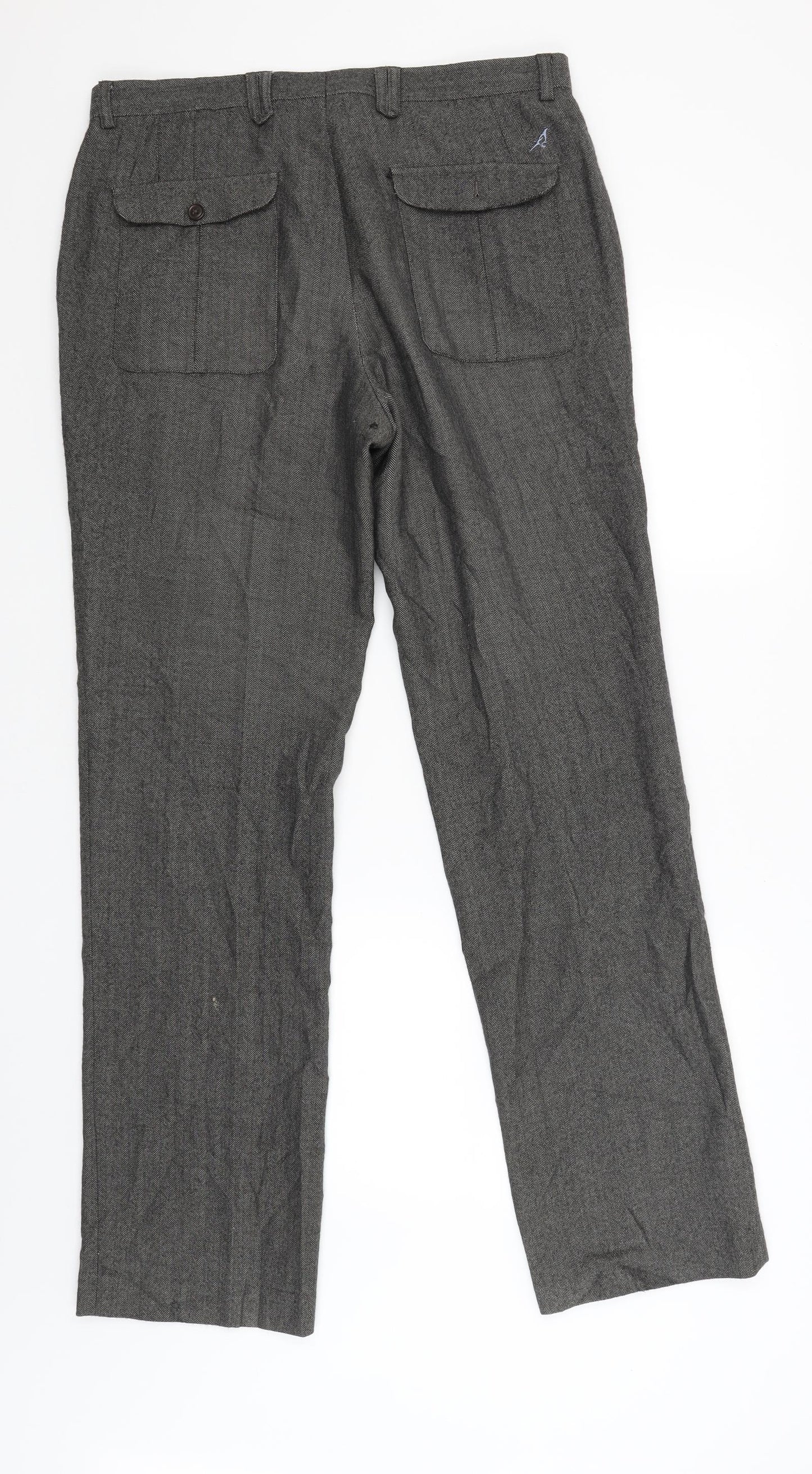 River Island Womens Grey   Trousers  Size 34 L32 in