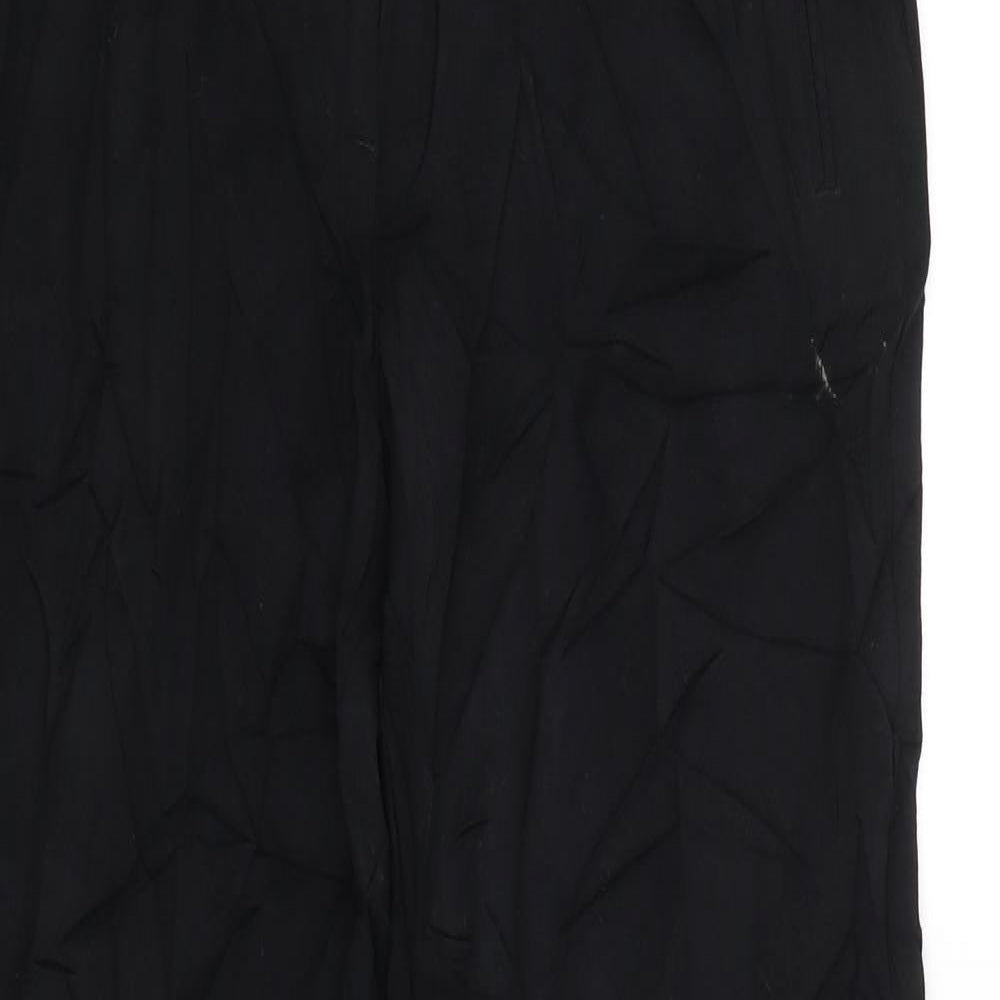 M&S Womens Black   Trousers  Size 10 L28 in
