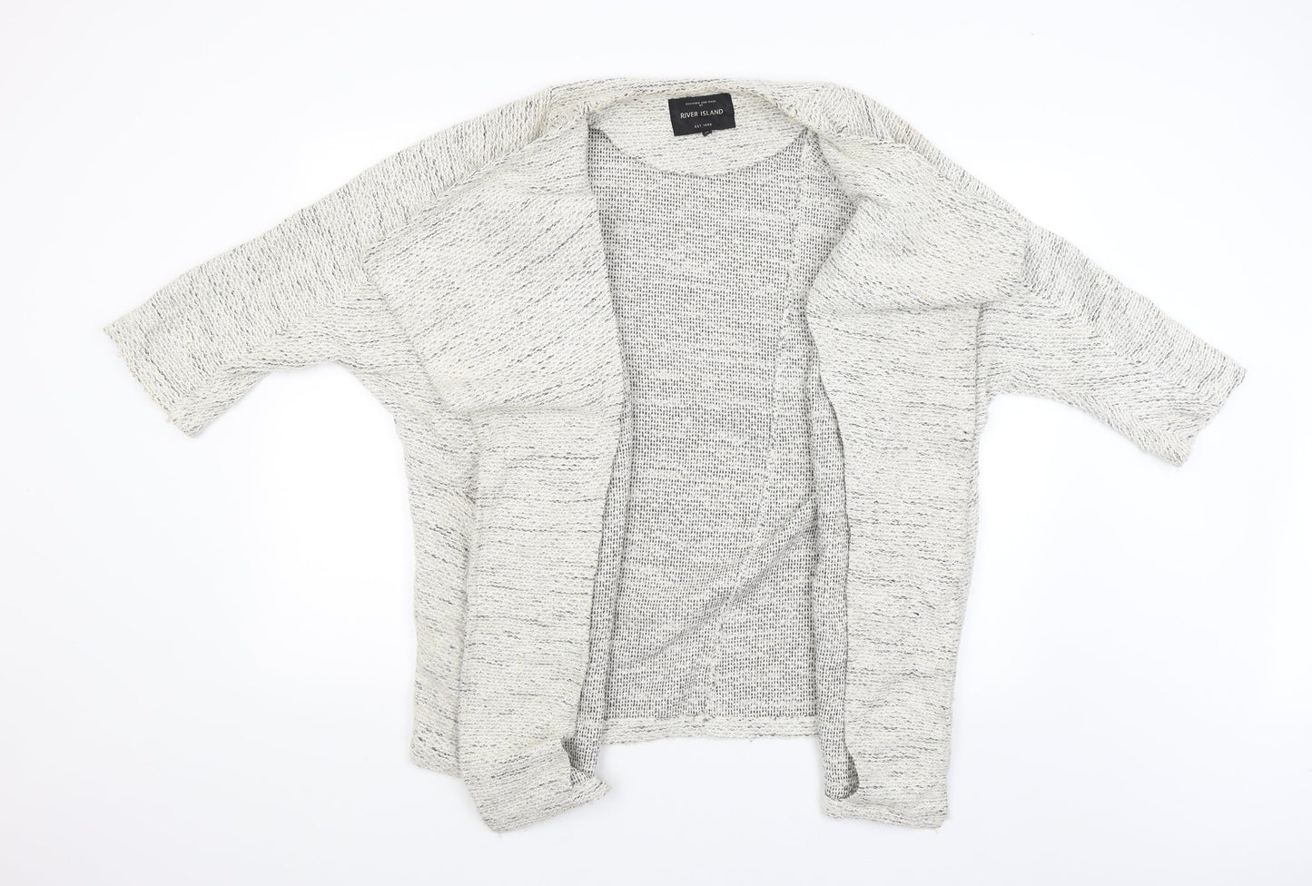 River Island Womens Grey   Cardigan Jumper Size 14