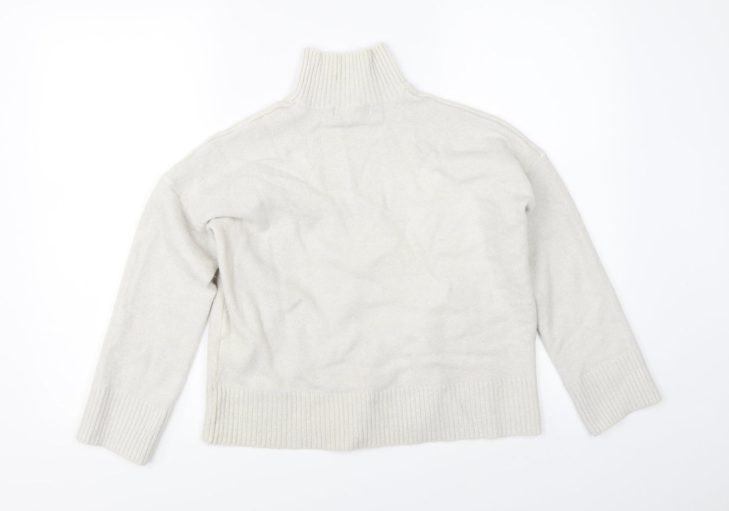 Marks & Spencer Womens Beige  Knit Pullover Jumper Size 12