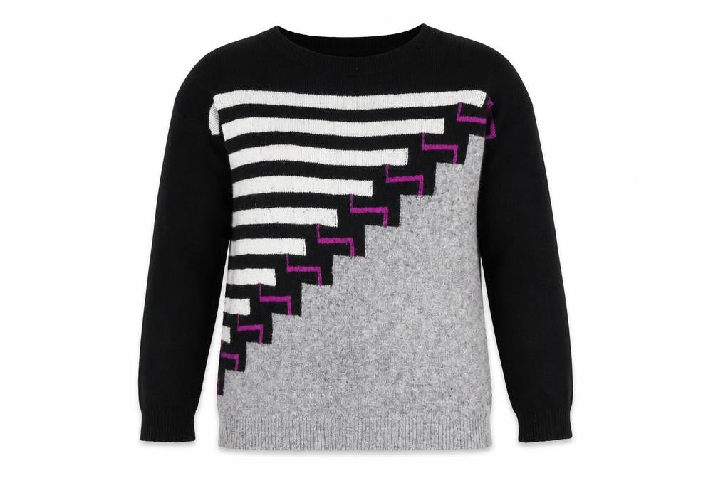 Marks & Spencer Womens Multicoloured Striped  Pullover Jumper Size 12