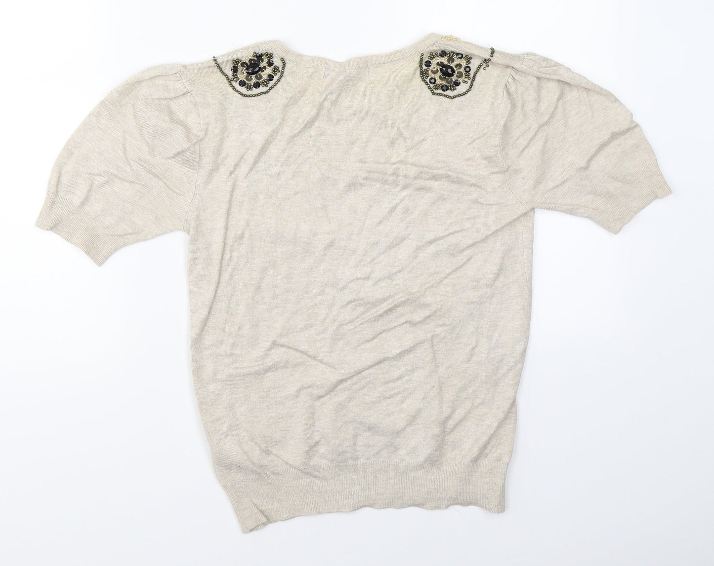 Atmosphere Womens Beige   Pullover Jumper Size 10