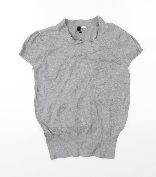 Divided Womens Grey   Basic Blouse Size 10