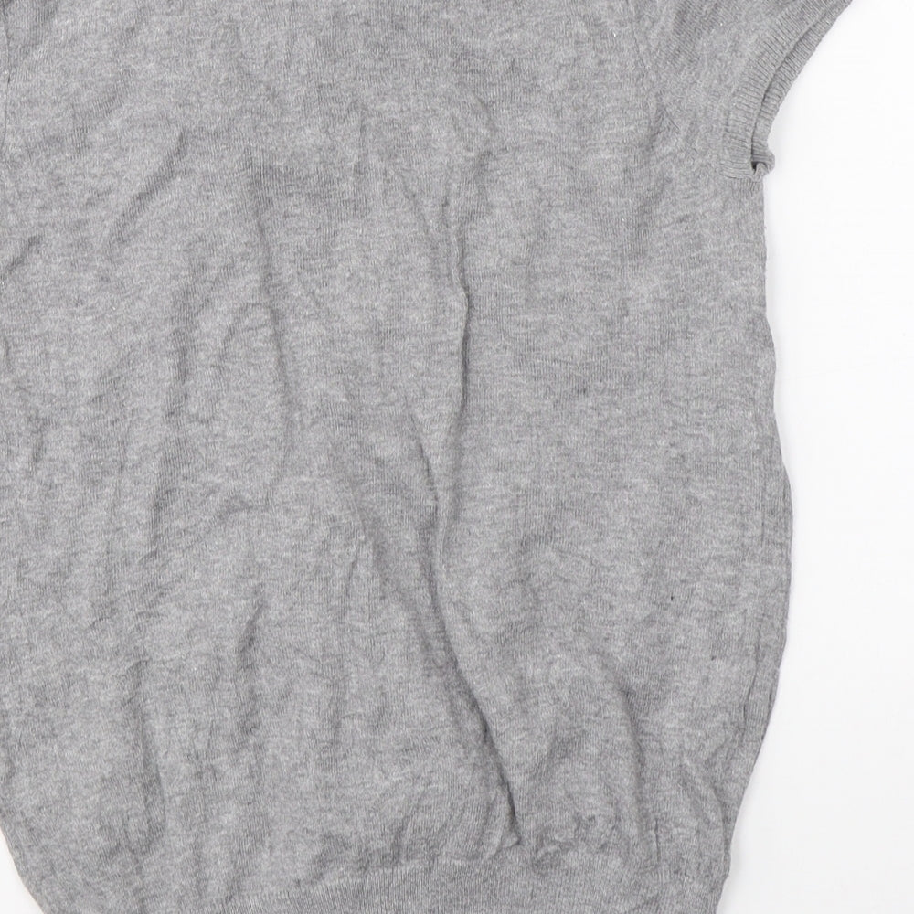 Divided Womens Grey   Basic Blouse Size 10