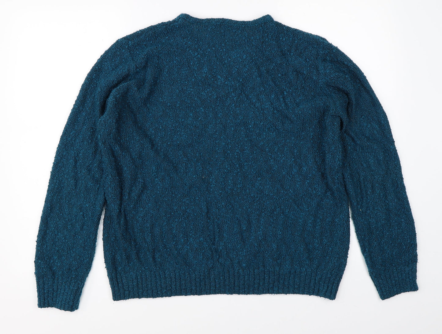 Isle Womens Blue   Pullover Jumper Size L