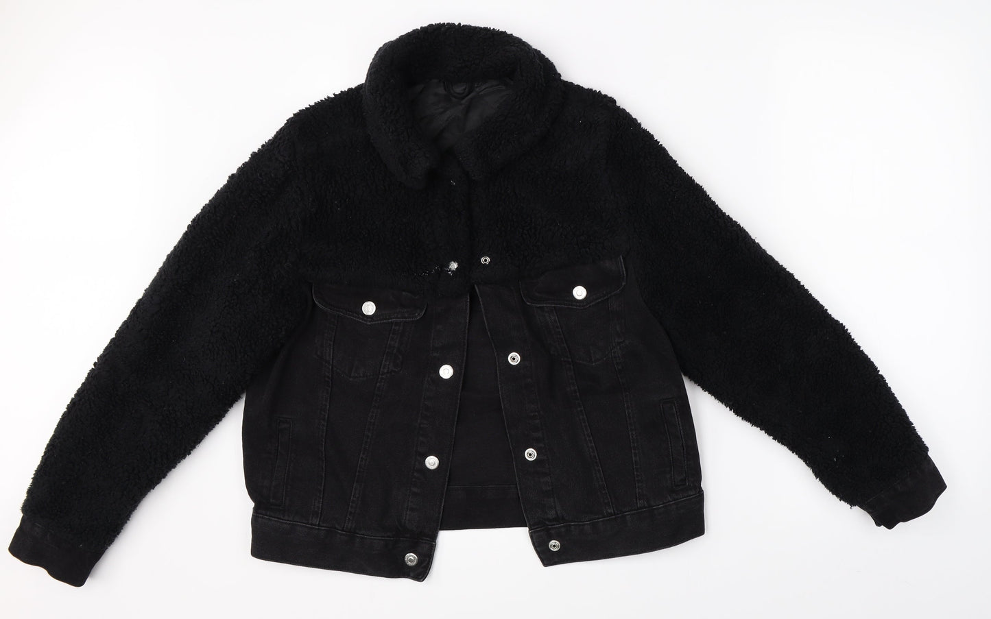 Topshop Womens Black   Jacket  Size 8
