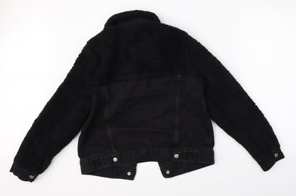 Topshop Womens Black   Jacket  Size 8