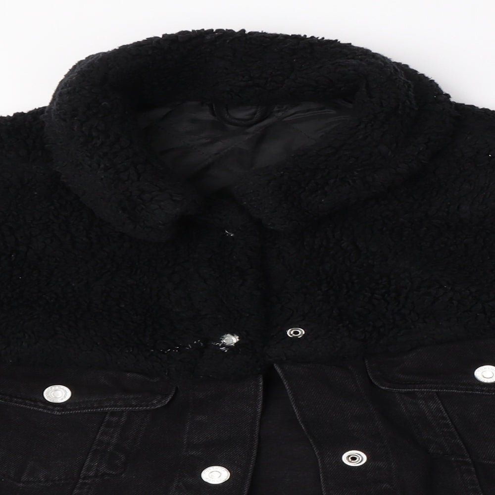 Topshop Womens Black   Jacket  Size 8