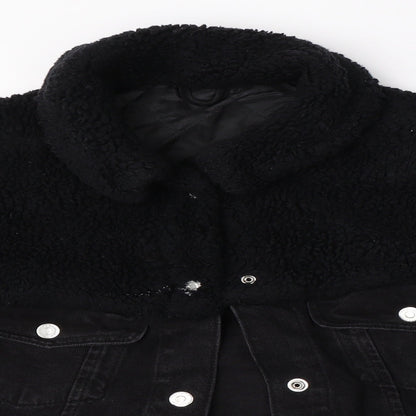 Topshop Womens Black   Jacket  Size 8