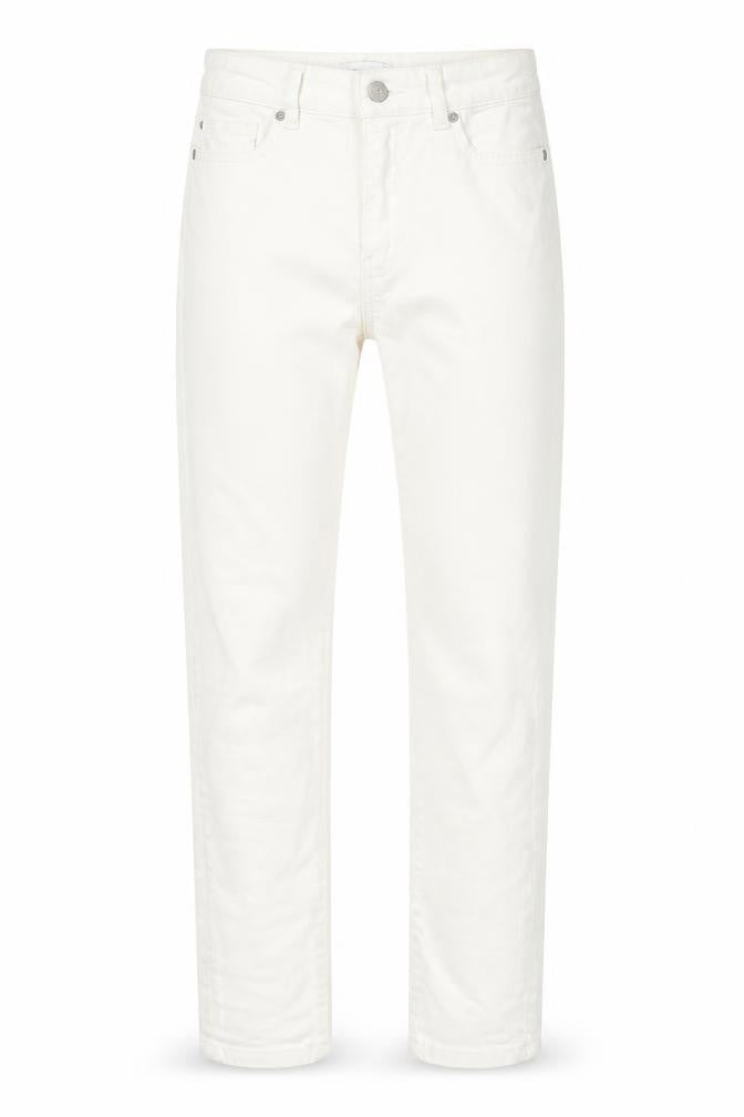 Warehouse Womens White  Denim Straight Jeans Size 8 L24 in