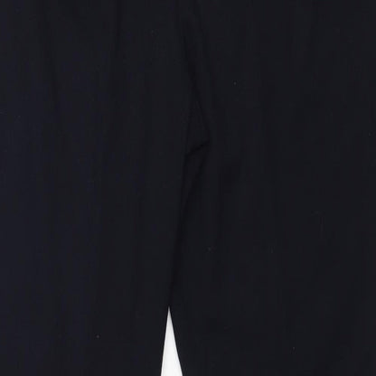 Brand and care label for Papaya women’s blue dress pants trousers, size UK 12, 30-inch leg