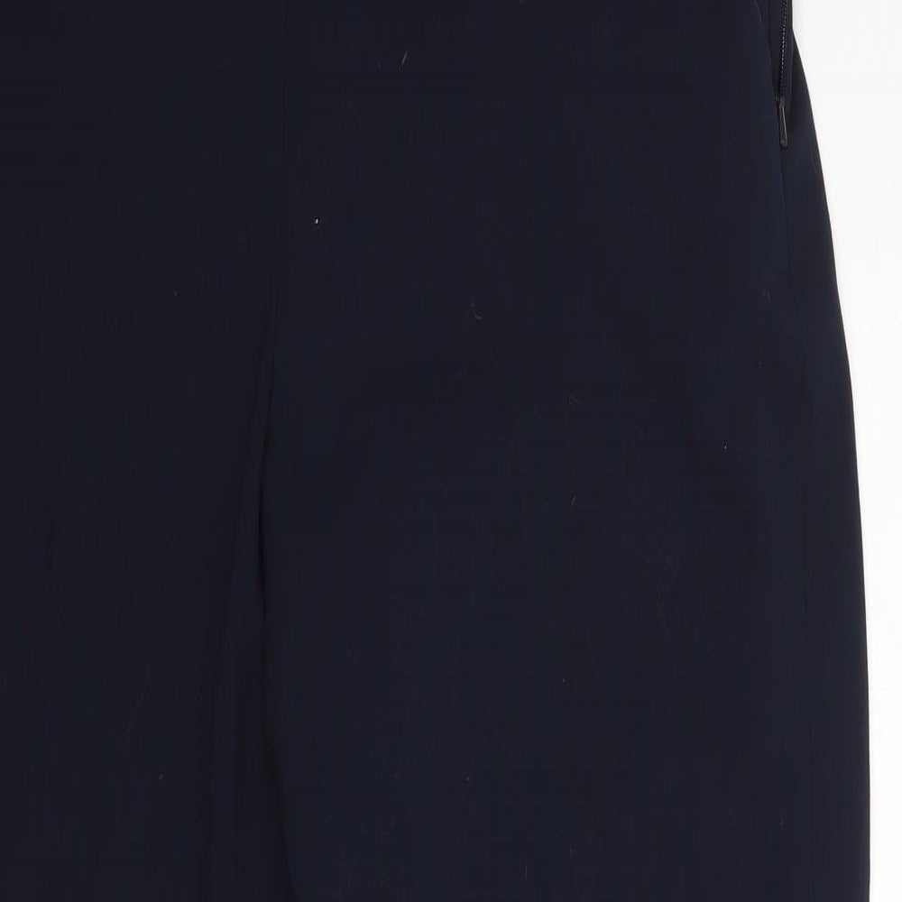 Preworn Womens Blue   Dress Pants Trousers Size 12 L26 in