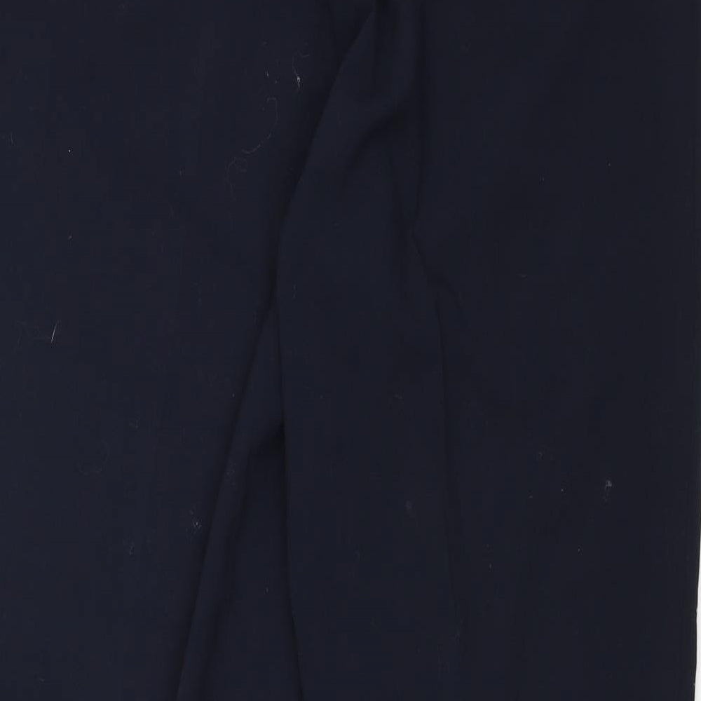 Preworn Womens Blue   Dress Pants Trousers Size 12 L26 in
