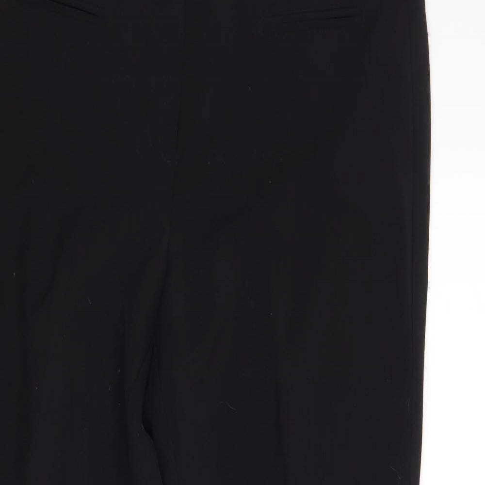 Mia Moda Womens Black   Dress Pants Trousers Size 12 L27 in