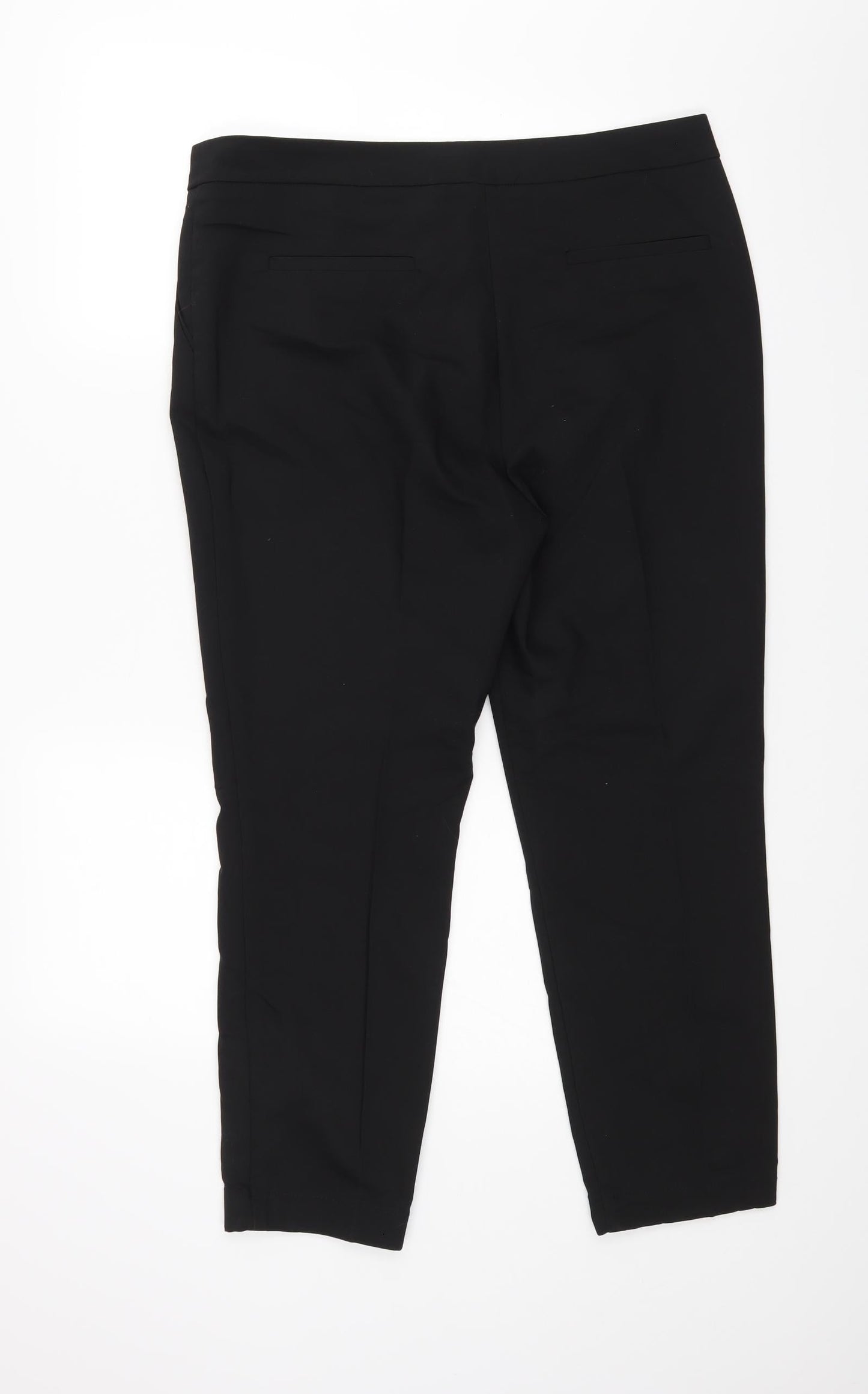 Papaya Womens Black   Dress Pants Trousers Size 14 L24 in