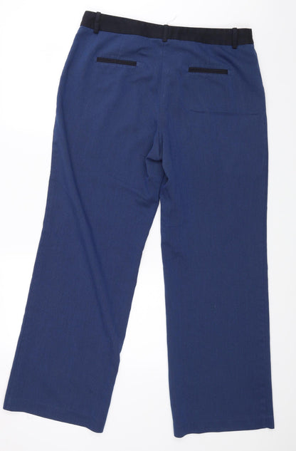 Next Womens Black   Trousers  Size 14 L30 in