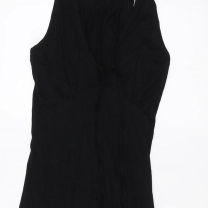 Close-up detail of Mexx women’s black a-line, size XS