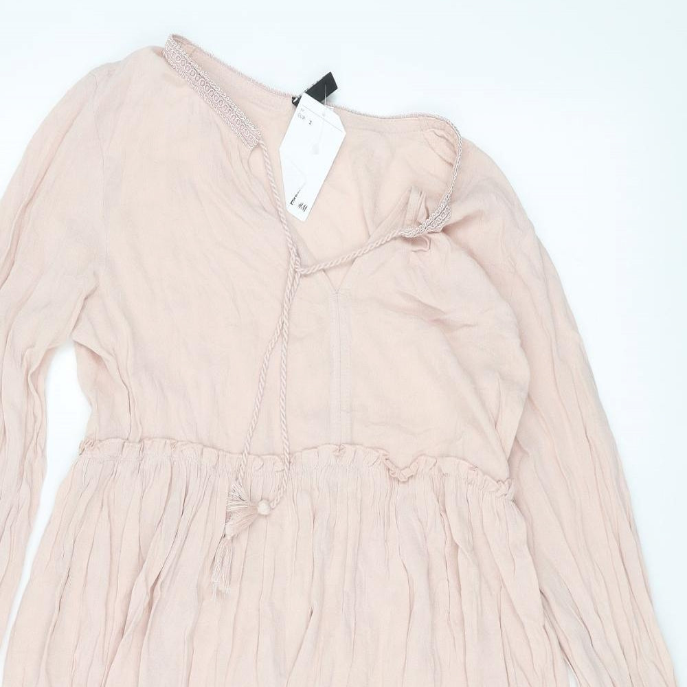 H&M Womens Pink   A-Line  Size S