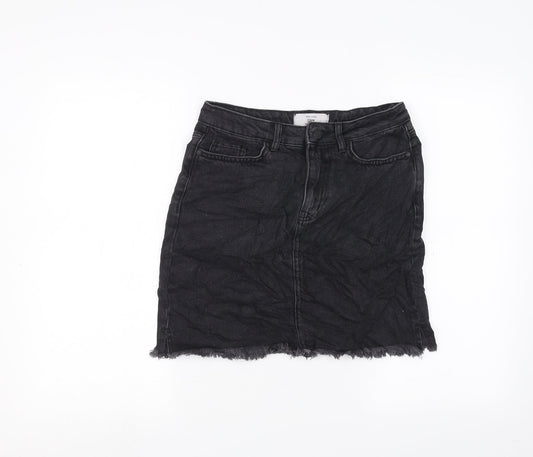 New Look Womens Black   A-Line Skirt Size 8