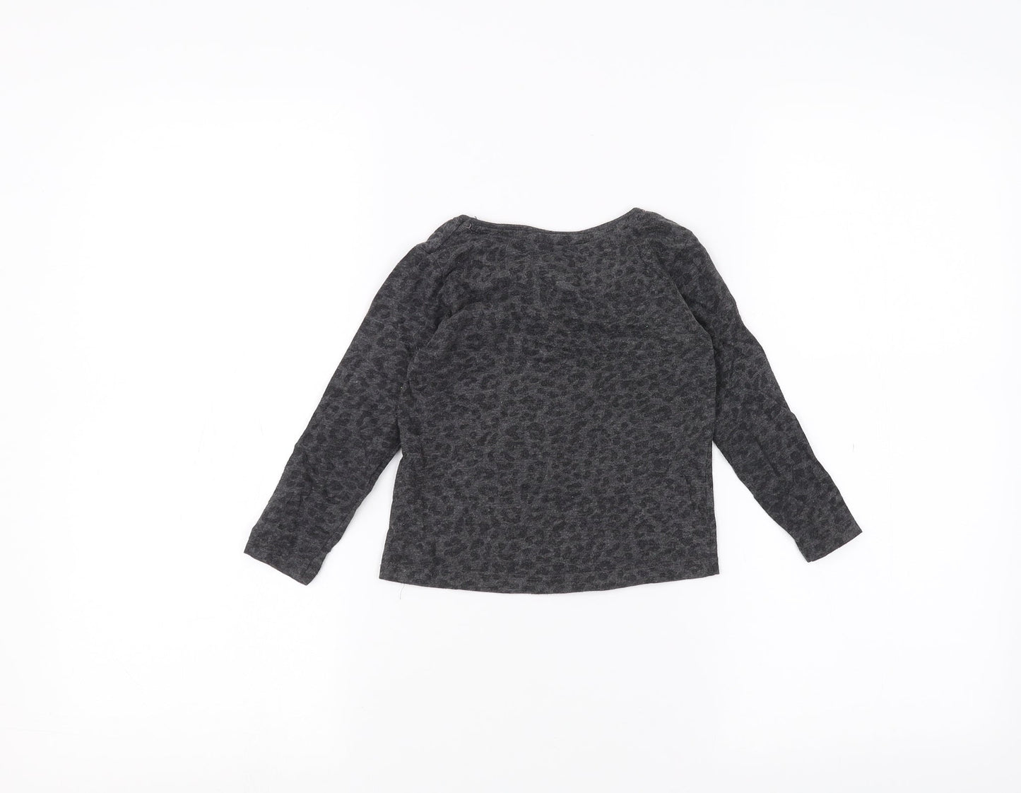 Primark Girls Black   Basic T-Shirt Size 2-3 Years