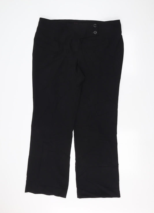 Dorothy Perkins Womens Black   Trousers  Size 18 L29 in